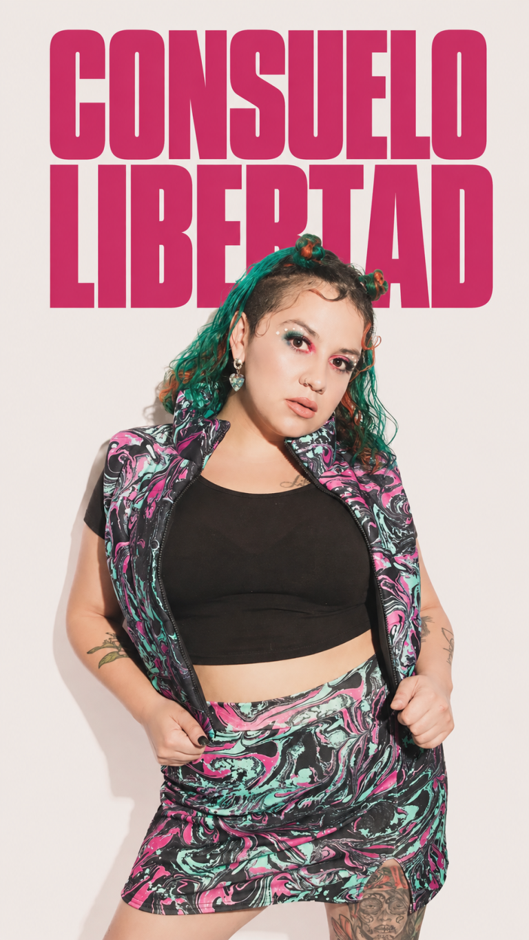 Consuelo Libertad, cantautora chilena de Quilicura y artista emergente de la música nacional.