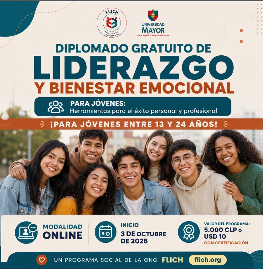 Diplomado gratuito invita a jóvenes a fortalecer su bienestar emocional y desarrollar habilidades de liderazgo